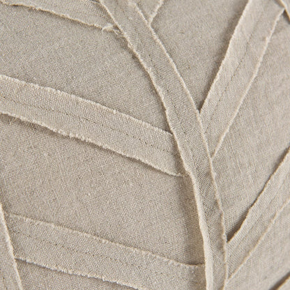 Mercana - Ivivva 14L x 26W Beige Fabric Textured Decorative Pillow Cover - 69428 view 7