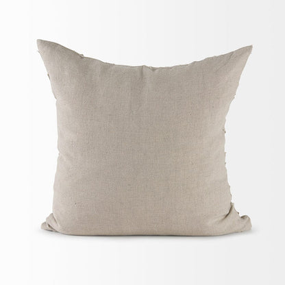 Mercana - Ivivva 20L x 20W Beige Fabric Textured Decorative Pillow Cover - 69429 view 4