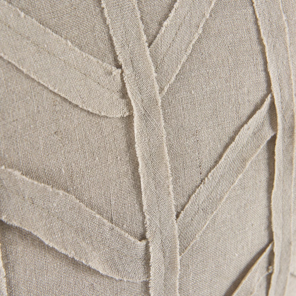 Mercana - Ivivva 20L x 20W Beige Fabric Textured Decorative Pillow Cover - 69429 view 7