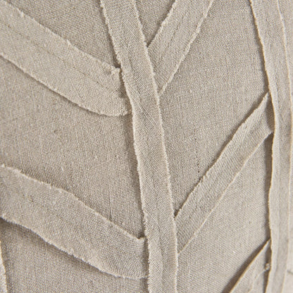 Mercana - Ivivva 20L x 20W Beige Fabric Textured Decorative Pillow Cover - 69429 view 7