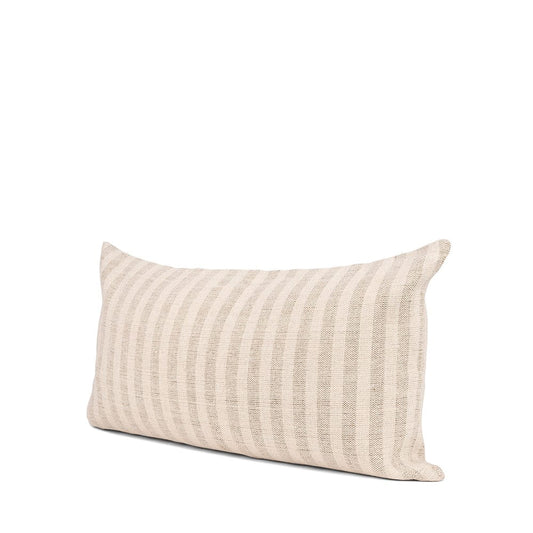 Mercana - Jace Cream w/ Beige Stripe Lumbar Decorative Pillow Cover - 70326 view 1