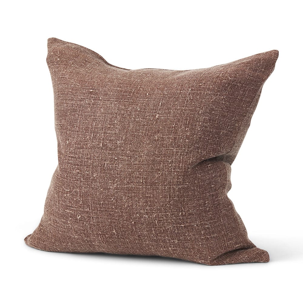 Mercana - Jack Brown Linen Square Decorative Pillow Cover - 70327 view 1