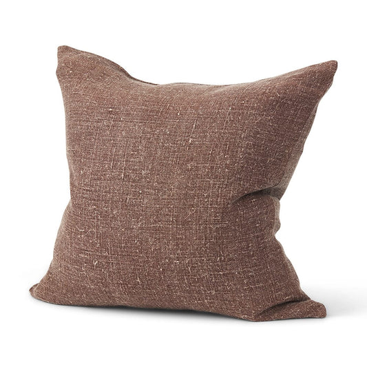 Mercana - Jack Brown Linen Square Decorative Pillow Cover - 70327 view 1