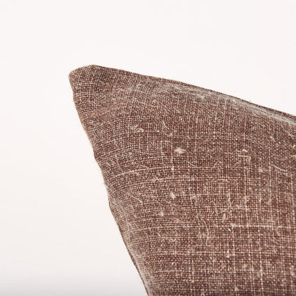 Mercana - Jack Brown Linen Square Decorative Pillow Cover - 70327 view 5