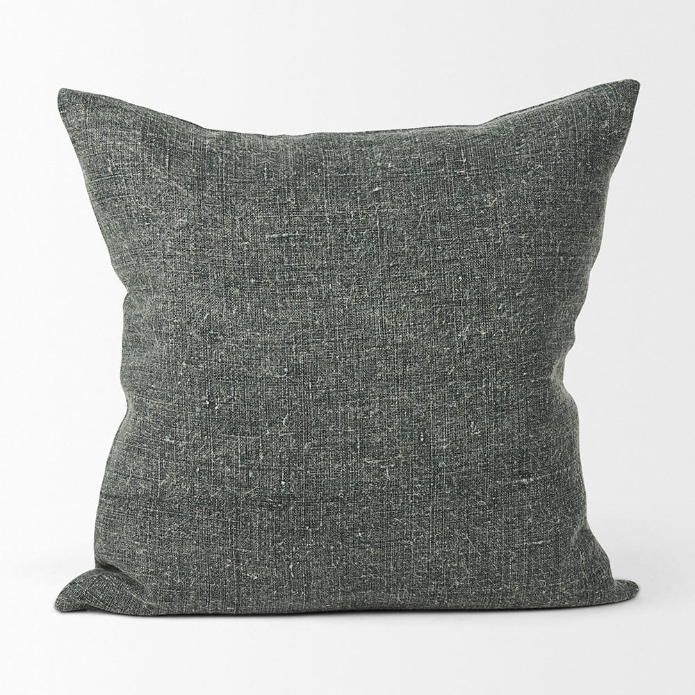 Mercana - Jack Green Linen Square Decorative Pillow Cover - 70328 view 2