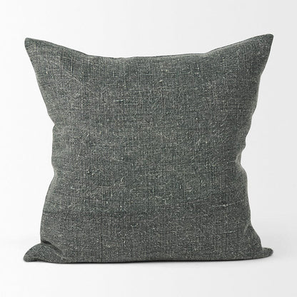 Mercana - Jack Green Linen Square Decorative Pillow Cover - 70328 view 2