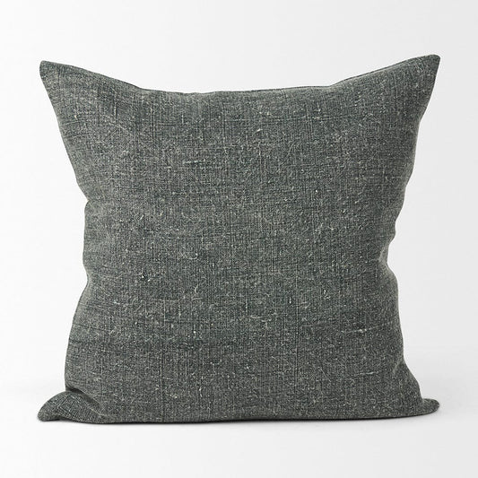 Mercana - Jack Green Linen Square Decorative Pillow Cover - 70328 view 2