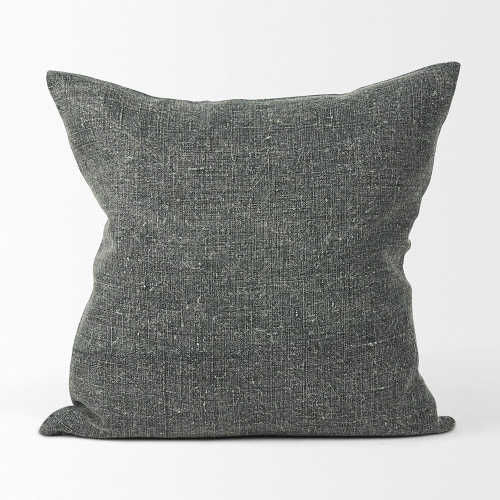 Mercana - Jack Green Linen Square Decorative Pillow Cover - 70328 view 4