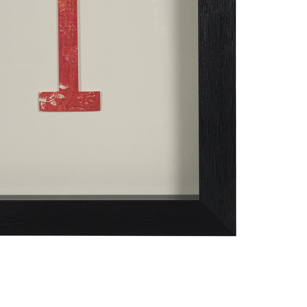 Mercana - Jack of Diamonds Playing Card a Paper Mosaic Collage Framed Art under Glass - 67262 view 3