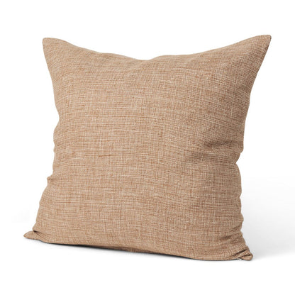 Mercana - Jacklyn Brown Linen Square Decorative Pillow Cover - 70330 view 1