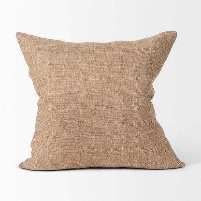 Mercana - Jacklyn Brown Linen Square Decorative Pillow Cover - 70330 view 4