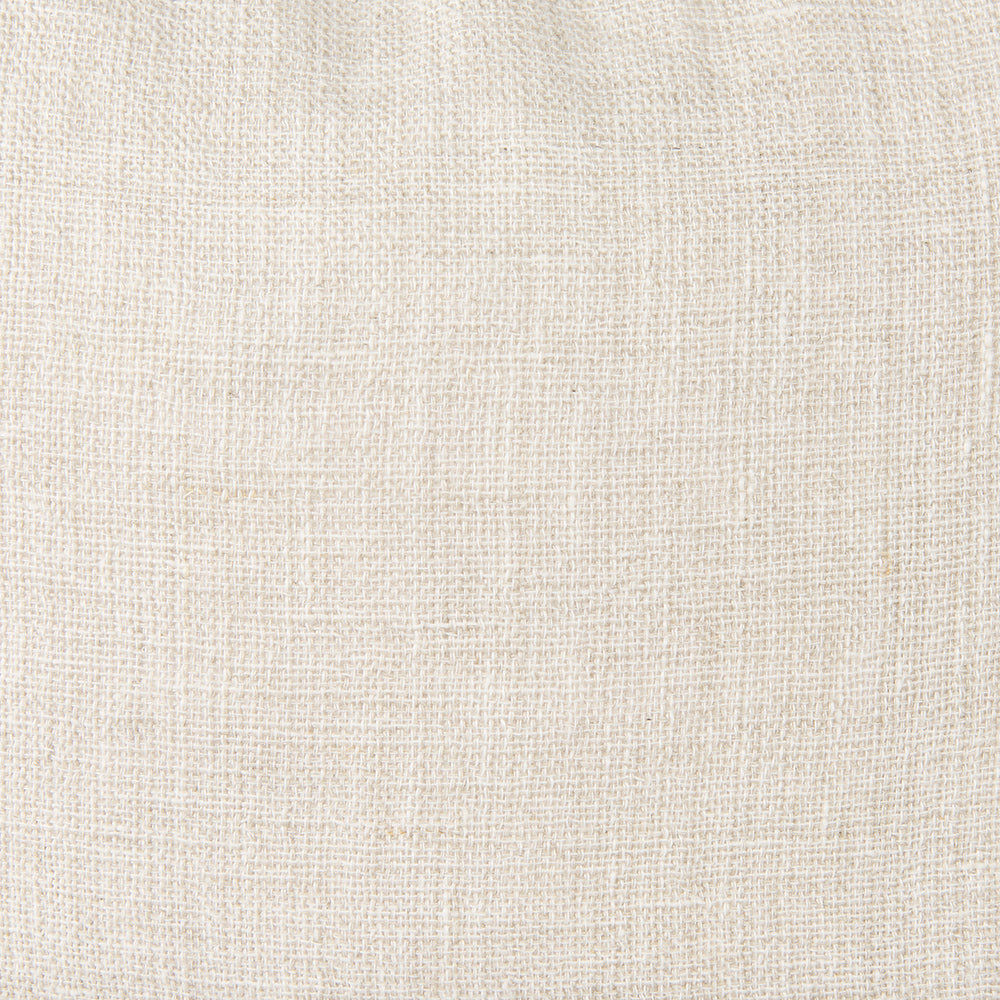 Mercana - Jacklyn Cream Linen Square Decorative Pillow Cover - 70333 view 6