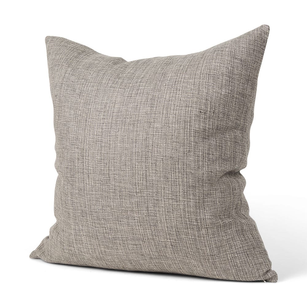 Mercana - Jacklyn Grey Linen Square Decorative Pillow Cover - 70331 view 1