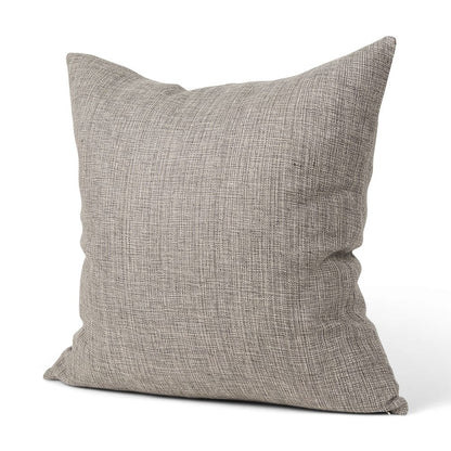 Mercana - Jacklyn Grey Linen Square Decorative Pillow Cover - 70331 view 1