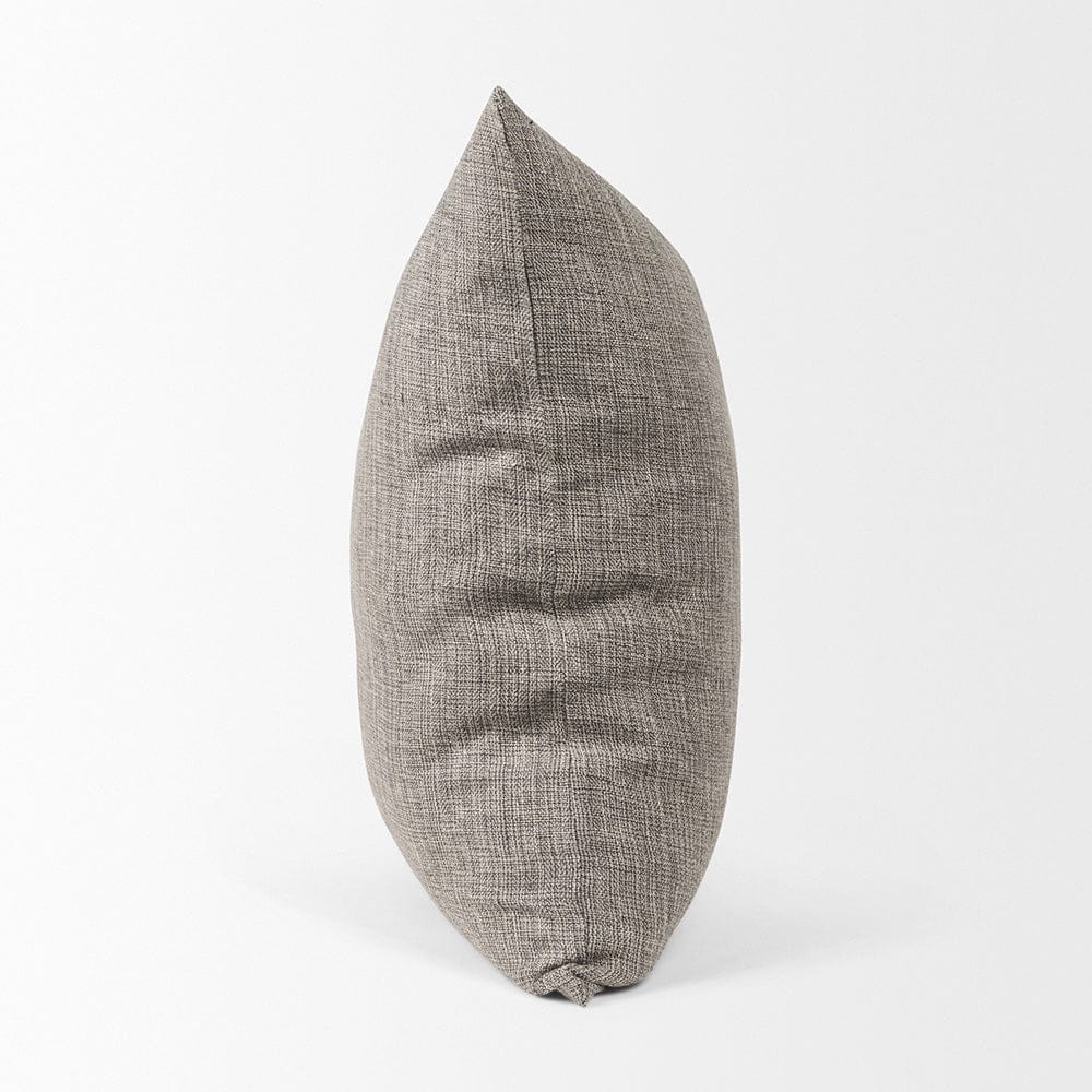 Mercana - Jacklyn Grey Linen Square Decorative Pillow Cover - 70331 view 3