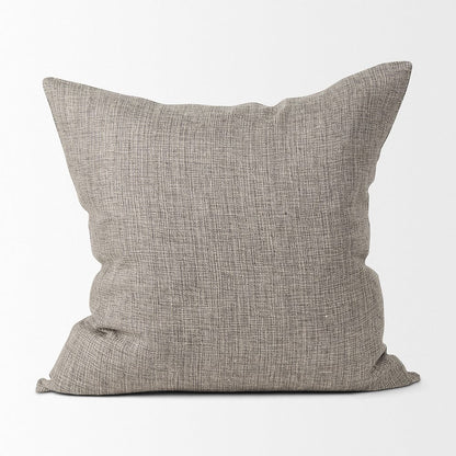 Mercana - Jacklyn Grey Linen Square Decorative Pillow Cover - 70331 view 4