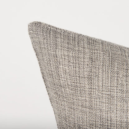 Mercana - Jacklyn Grey Linen Square Decorative Pillow Cover - 70331 view 5