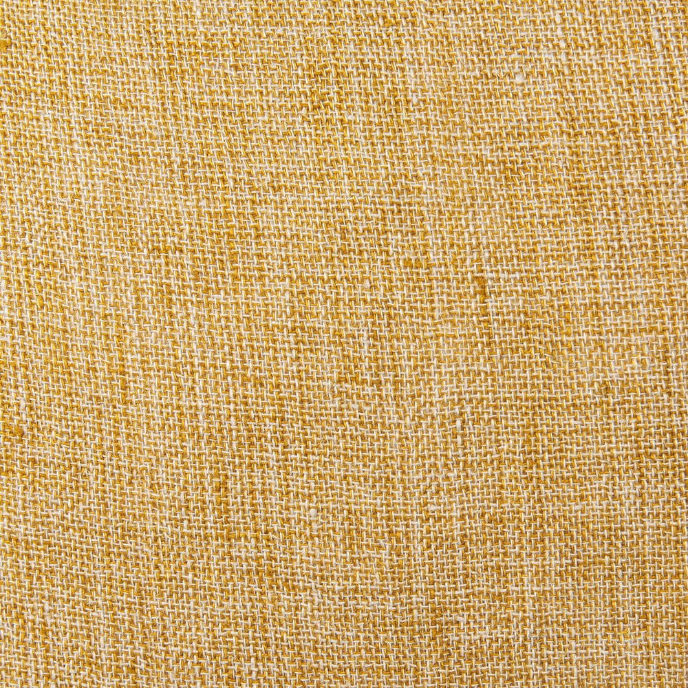 Mercana - Jacklyn Mustard Linen Square Decorative Pillow Cover - 70332_CLOSEOUT view 6