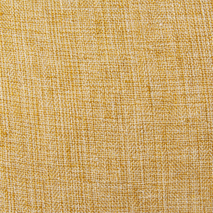 Mercana - Jacklyn Mustard Linen Square Decorative Pillow Cover - 70332_CLOSEOUT view 6