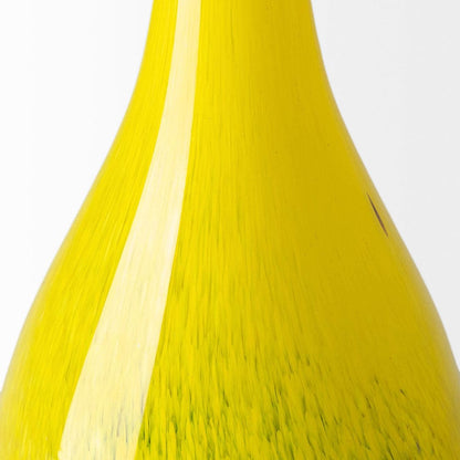 Mercana - Jasse Large Yellow/Gray Ombre Glass Vase - 30842 view 2