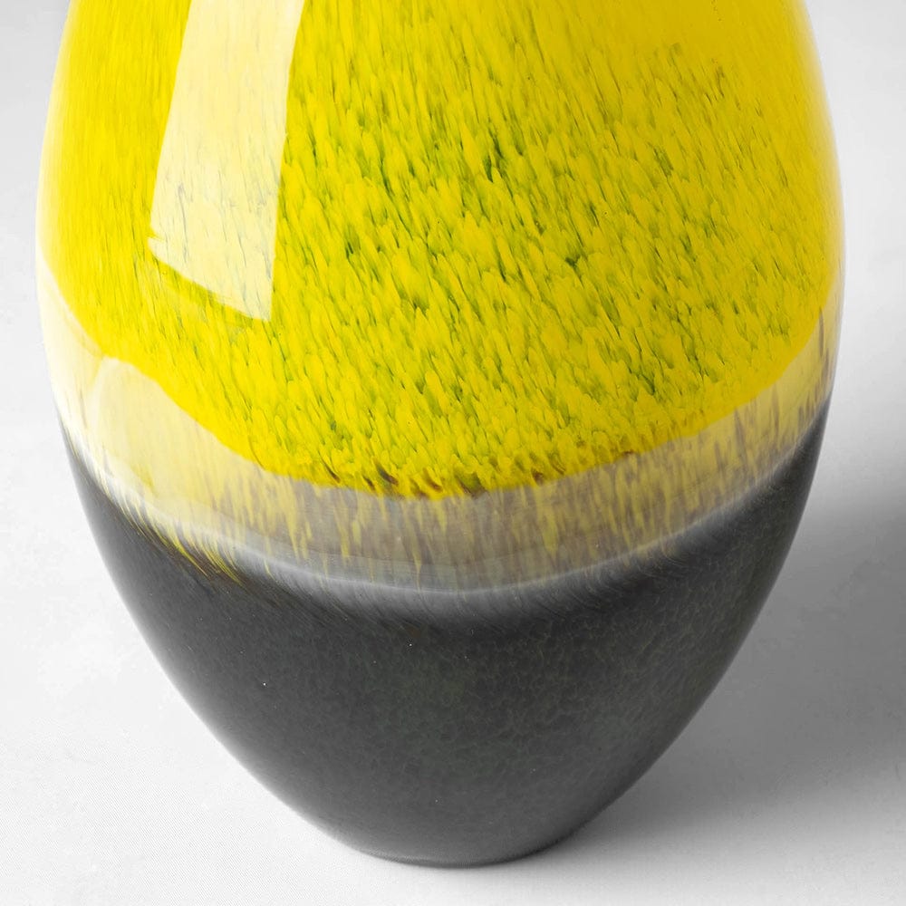 Mercana - Jasse Large Yellow/Gray Ombre Glass Vase - 30842 view 3