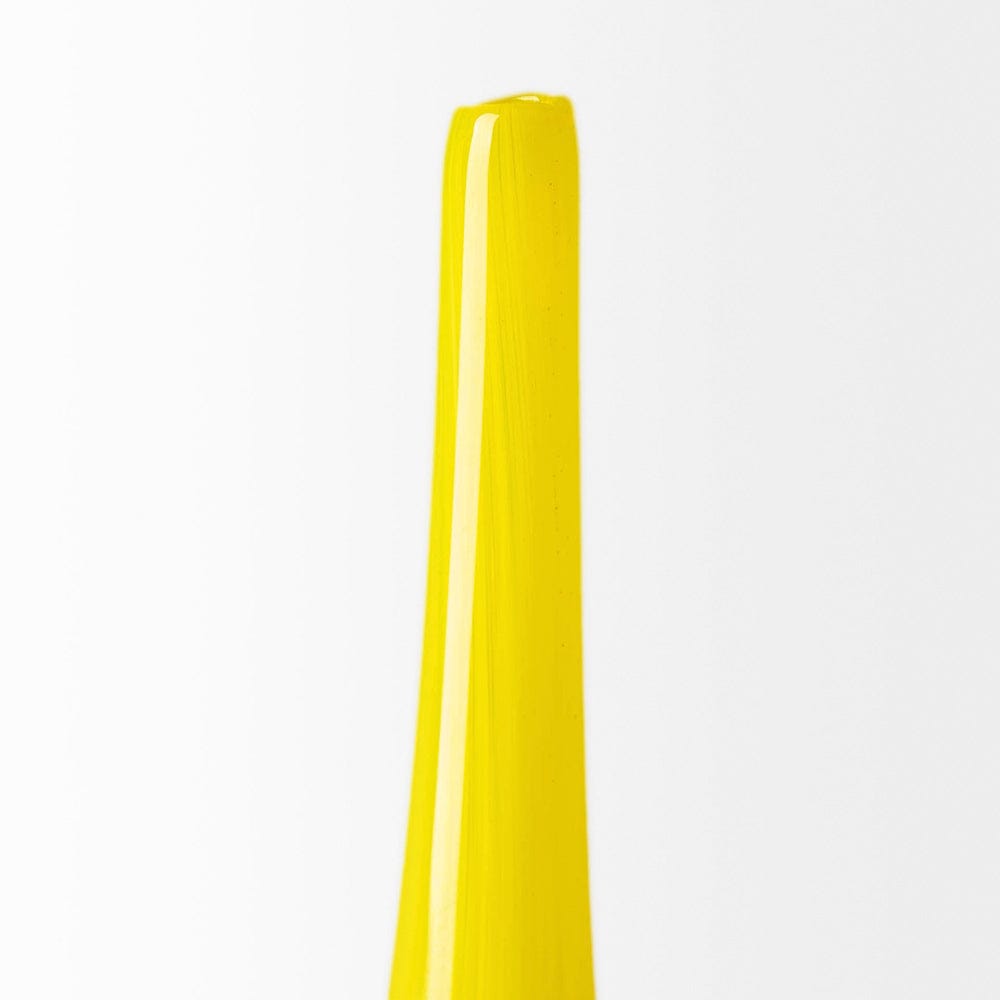 Mercana - Jasse Large Yellow/Gray Ombre Glass Vase - 30842 view 4
