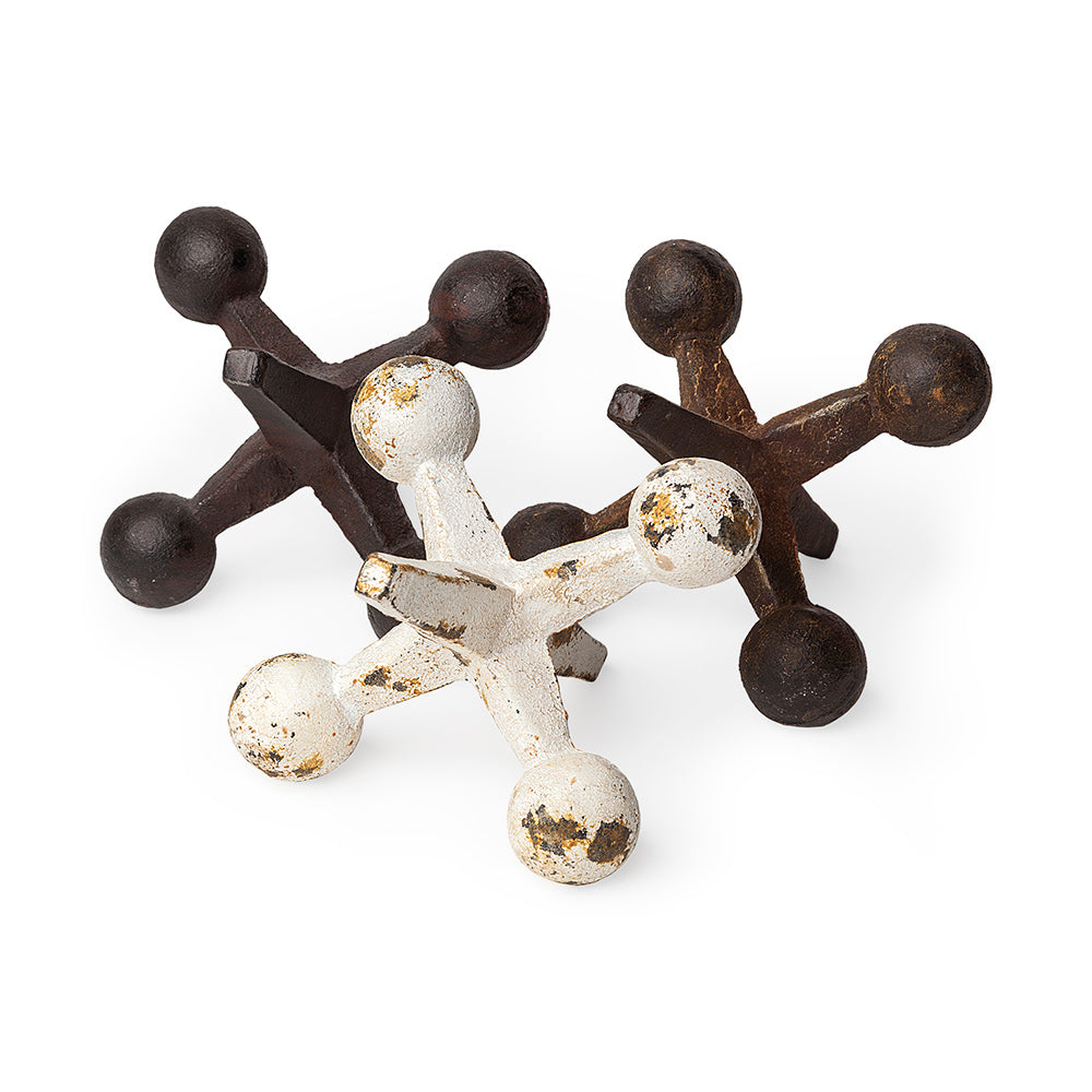 Mercana - Jax 8L x 7W Cast Iron Metal Jacks (Set of 3) - 57164 view 1