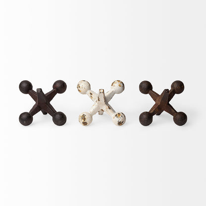 Mercana - Jax 8L x 7W Cast Iron Metal Jacks (Set of 3) - 57164 view 2