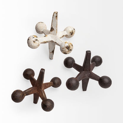 Mercana - Jax 8L x 7W Cast Iron Metal Jacks (Set of 3) - 57164 view 5