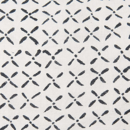 Mercana - Jayden Cream w/ Black Print Linen Square Decorative Pillow Cover - 70313 view 6