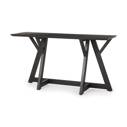 Mercana - Jennings 54.0L x 16.0W x 29.5H Dark Brown Wood Console Table - 69637 view 1