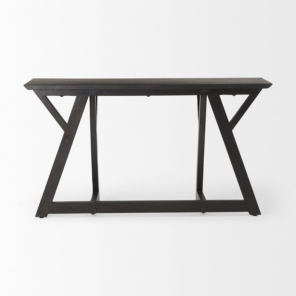 Mercana - Jennings 54.0L x 16.0W x 29.5H Dark Brown Wood Console Table - 69637 view 4