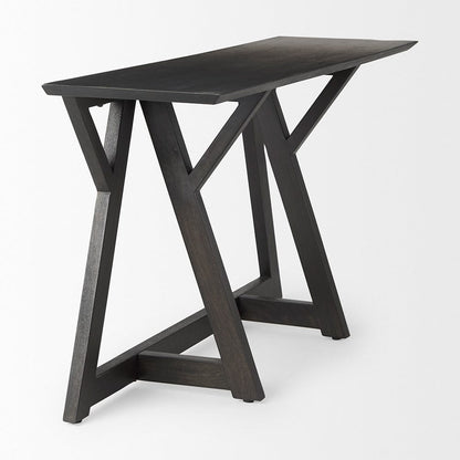Mercana - Jennings 54.0L x 16.0W x 29.5H Dark Brown Wood Console Table - 69637 view 5