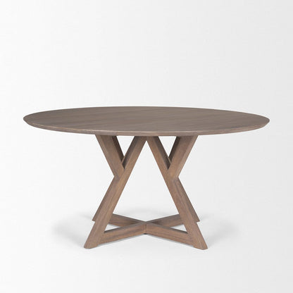 Mercana - Jennings 60" Light Brown Wood Dining Table - 70847 view 2