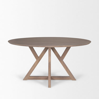Mercana - Jennings 60" Light Brown Wood Dining Table - 70847 view 3