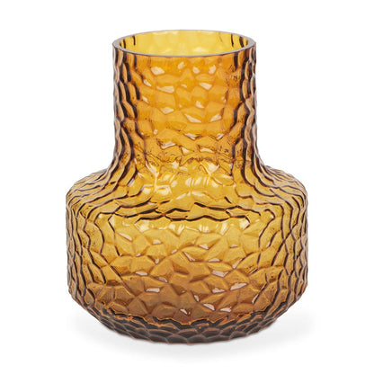 Mercana - Jolene Short Amber Glass Vase - 70366_CLOSEOUT view 1