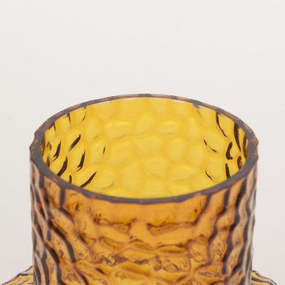 Mercana - Jolene Short Amber Glass Vase - 70366_CLOSEOUT view 5