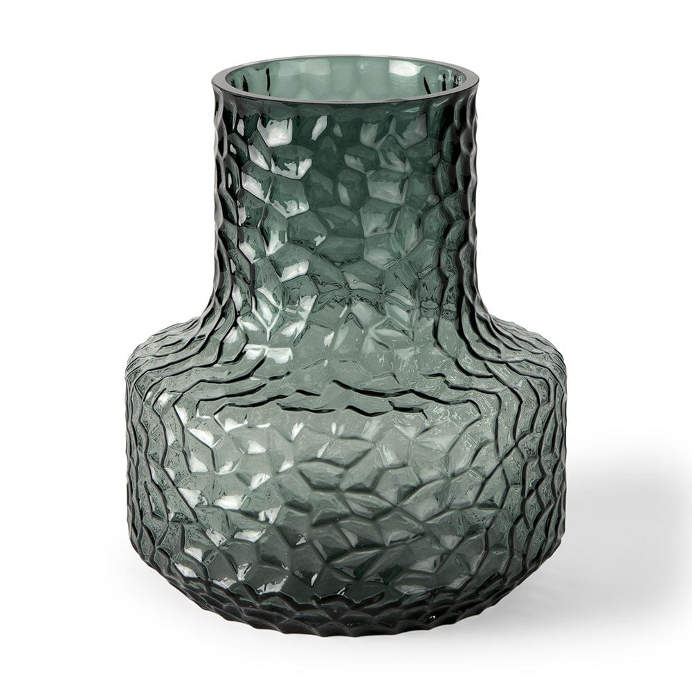 Mercana - Jolene Short Green Glass Vase - 70364 view 1
