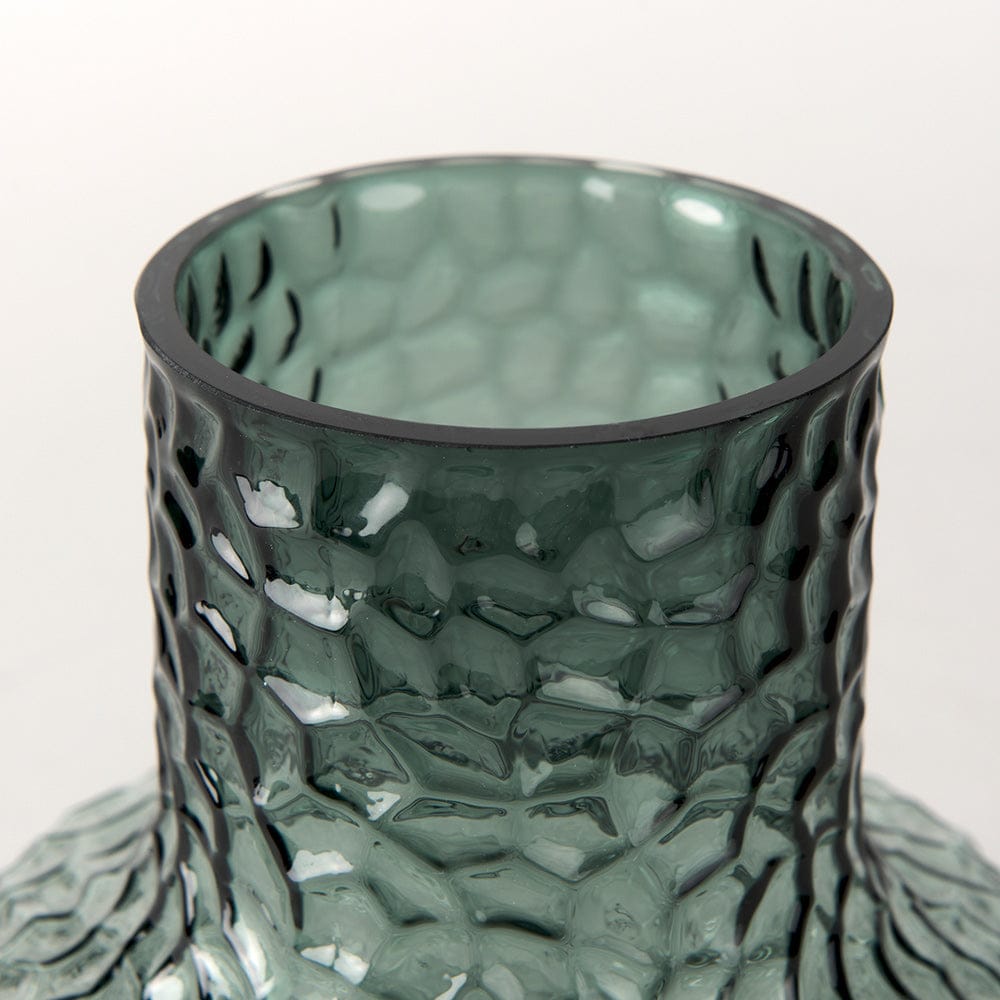 Mercana - Jolene Short Green Glass Vase - 70364 view 4
