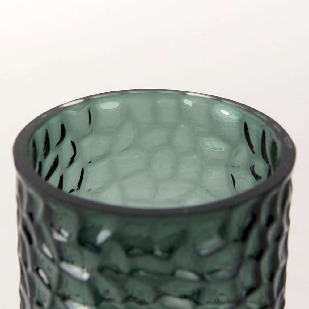 Mercana - Jolene Short Green Glass Vase - 70364 view 5