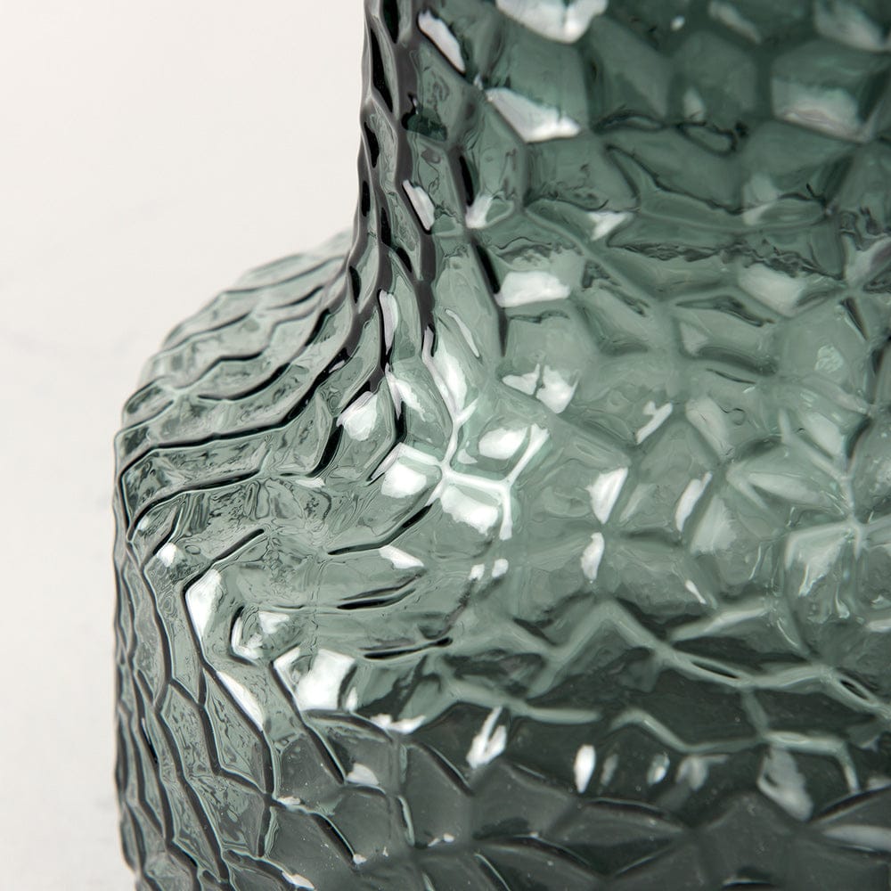 Mercana - Jolene Short Green Glass Vase - 70364 view 6