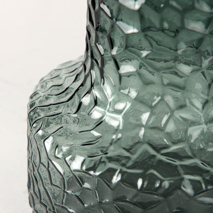 Mercana - Jolene Short Green Glass Vase - 70364 view 6