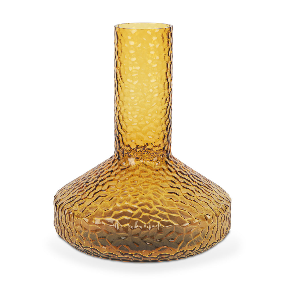 Mercana - Jolene Tall Amber Glass Vase - 70367 view 1