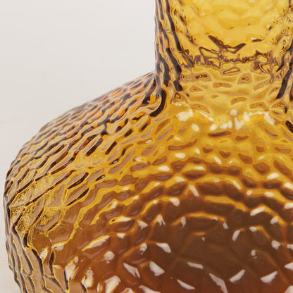 Mercana - Jolene Tall Amber Glass Vase - 70367 view 6