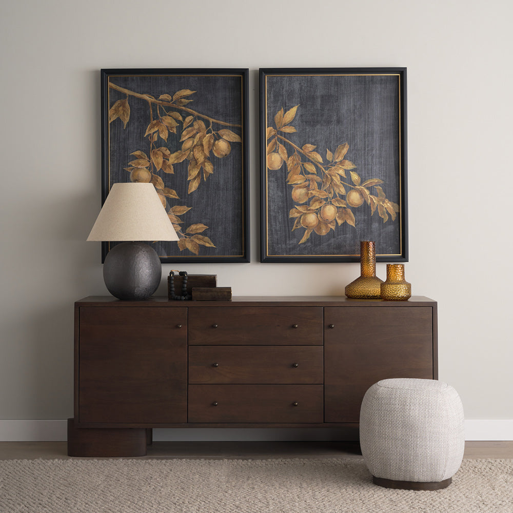 Mercana - Jolene Tall Amber Glass Vase - 70367 view 9