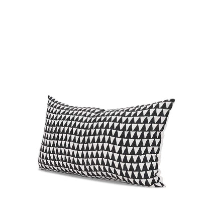Mercana - Jolie Cream w/ Black Print Linen Lumbar Decorative Pillow Cover - 70310 view 1