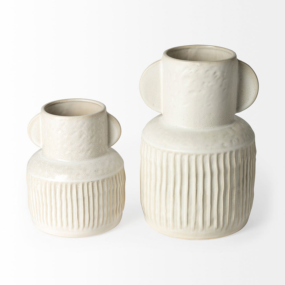 Mercana - Judy Small Eggshell Ceramic Vase - 68782 view 6