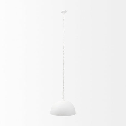Mercana - Juniper 24" Round White Dome Pendant Light - 70102 view 2