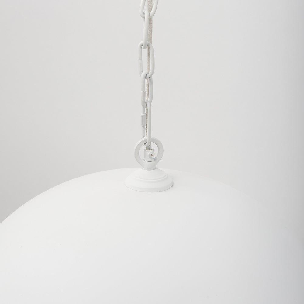 Mercana - Juniper 24" Round White Dome Pendant Light - 70102 view 5
