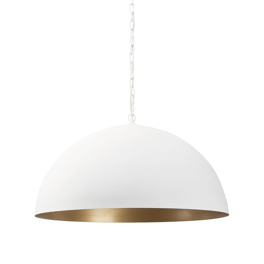 Mercana - Juniper 36" Round White Dome Pendant Light - 70103 view 1